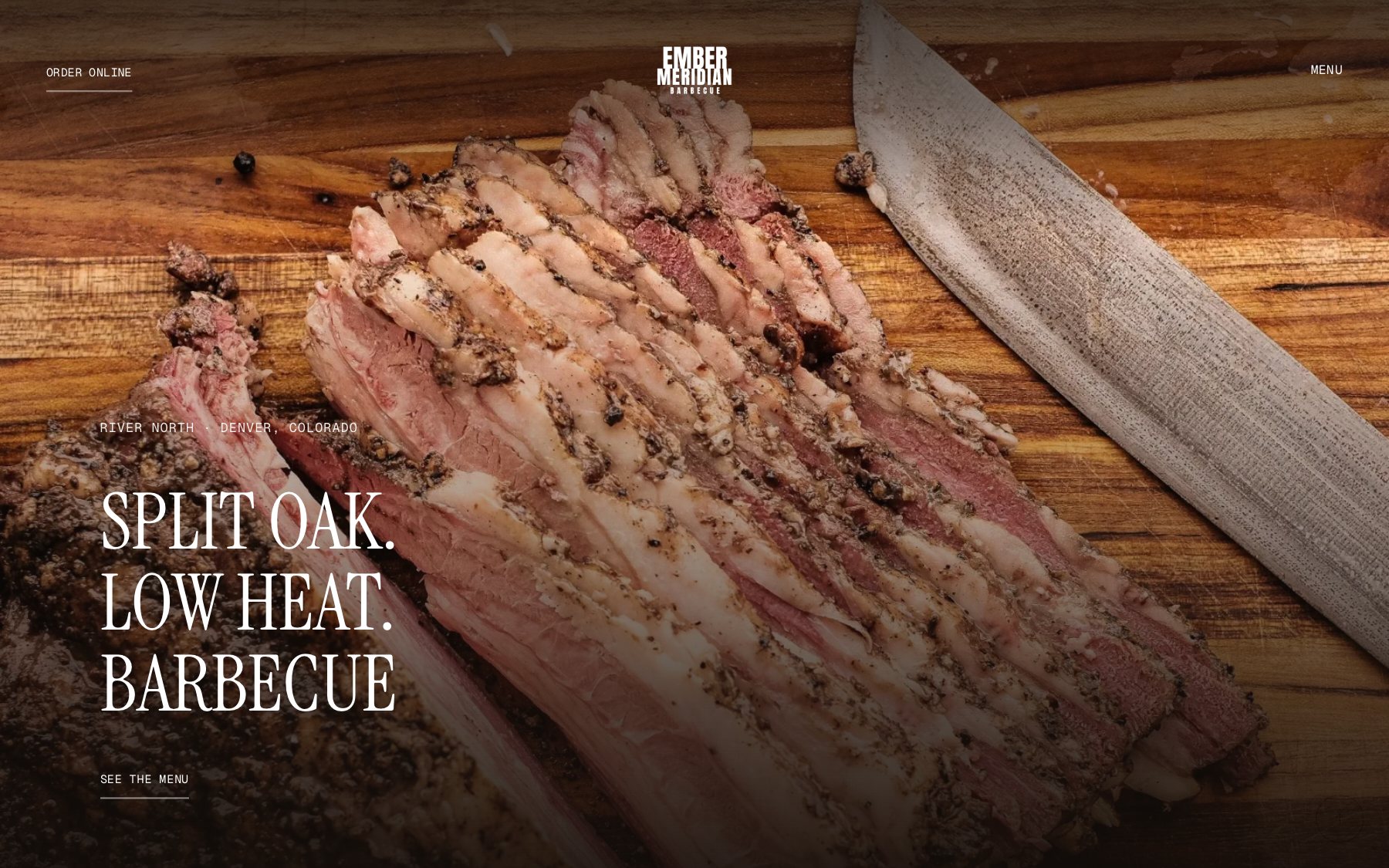 Ember Meridian Barbecue concept, desktop