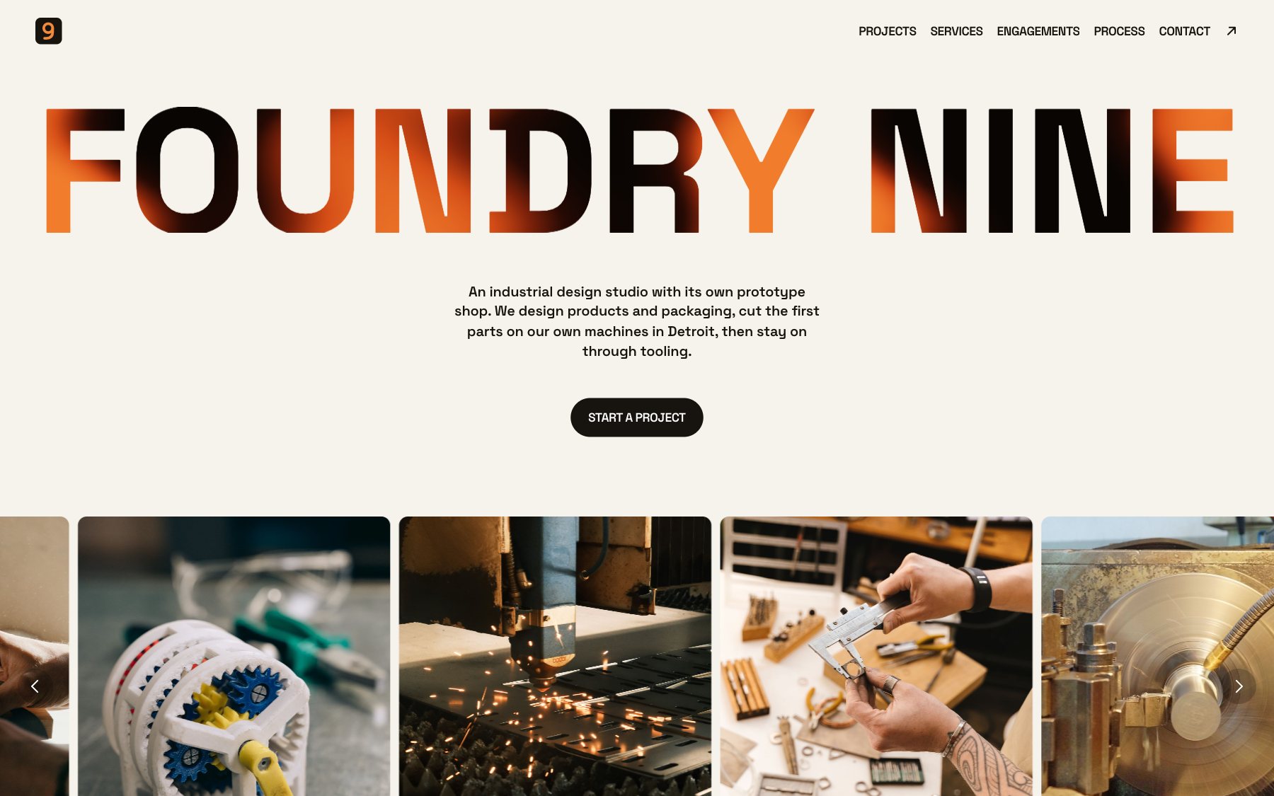 Foundry Nine concept, desktop
