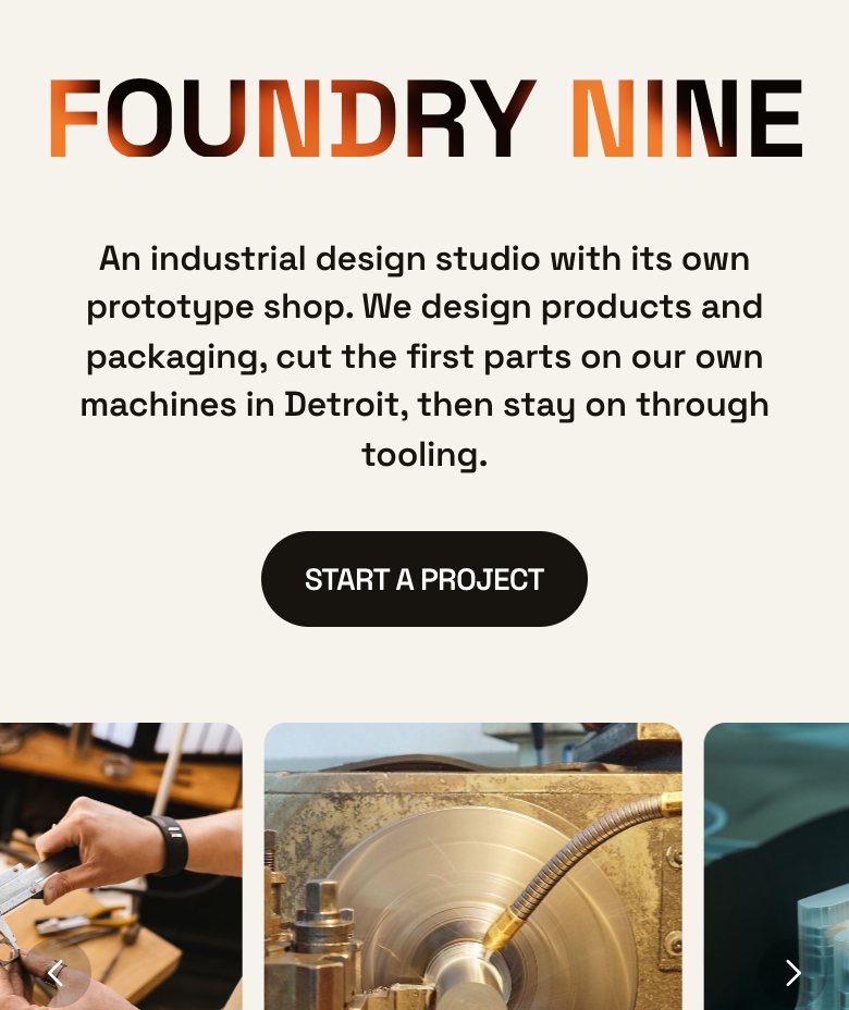 Foundry Nine concept, phone