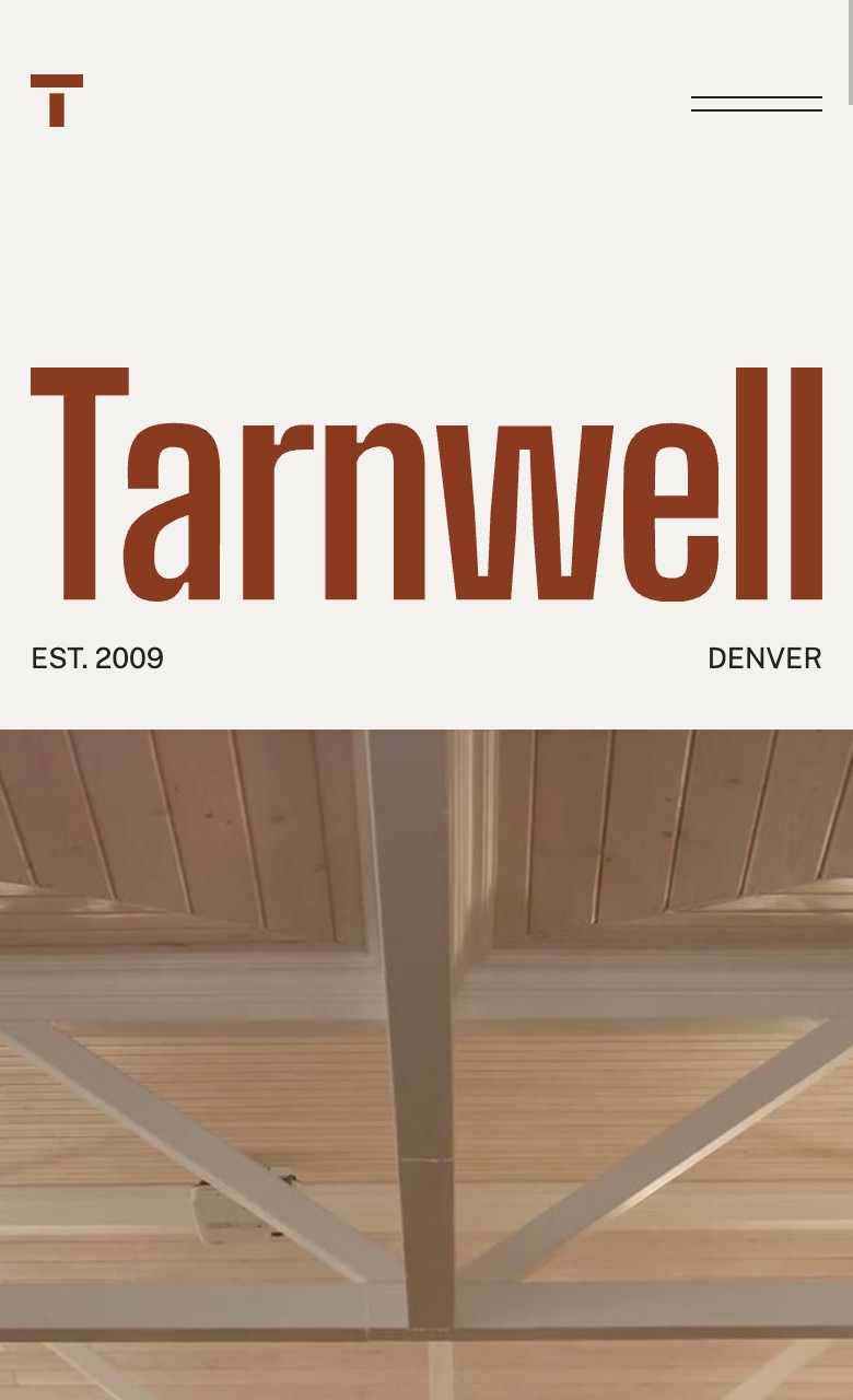 Tarnwell Builders 모바일 화면