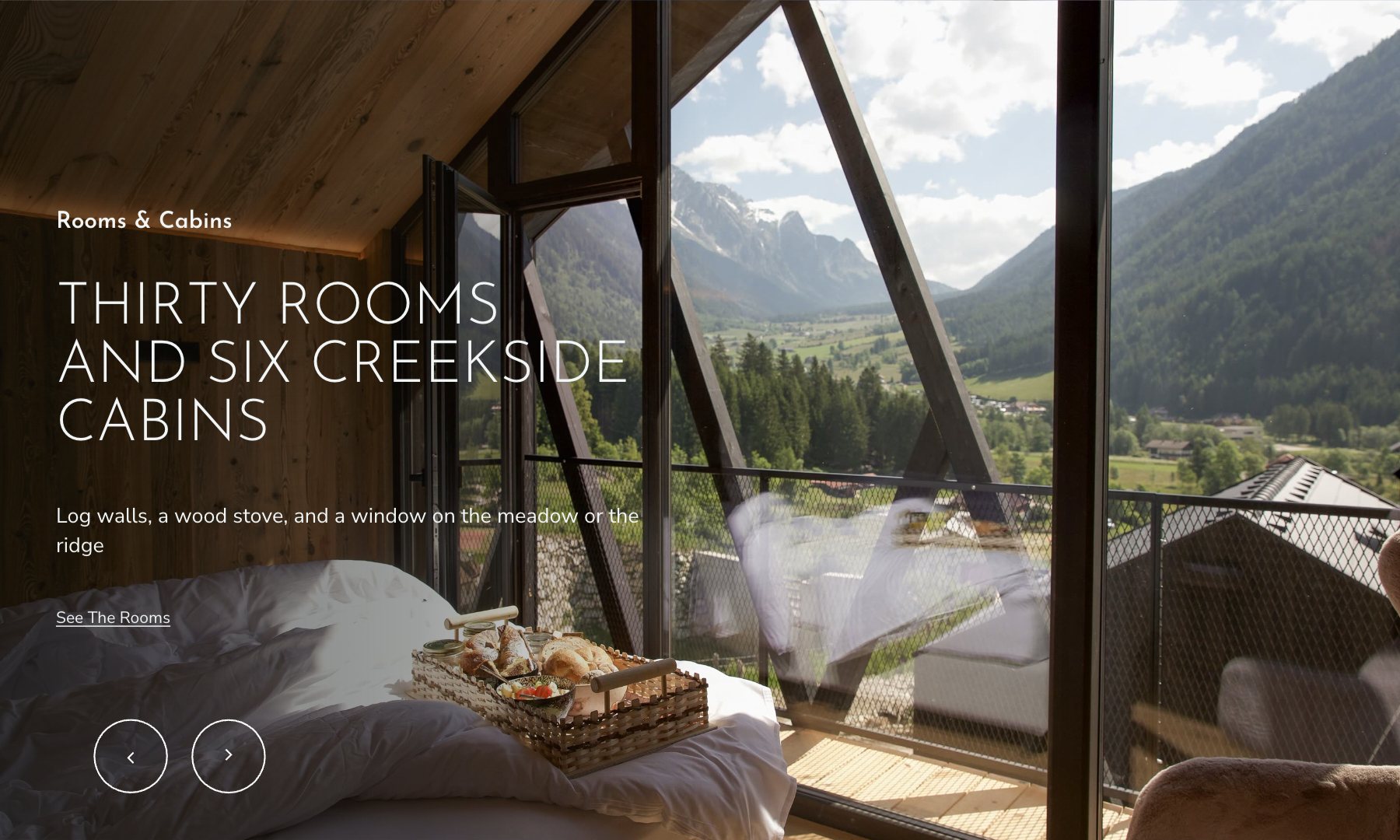 Ridgehollow Lodge concept, section