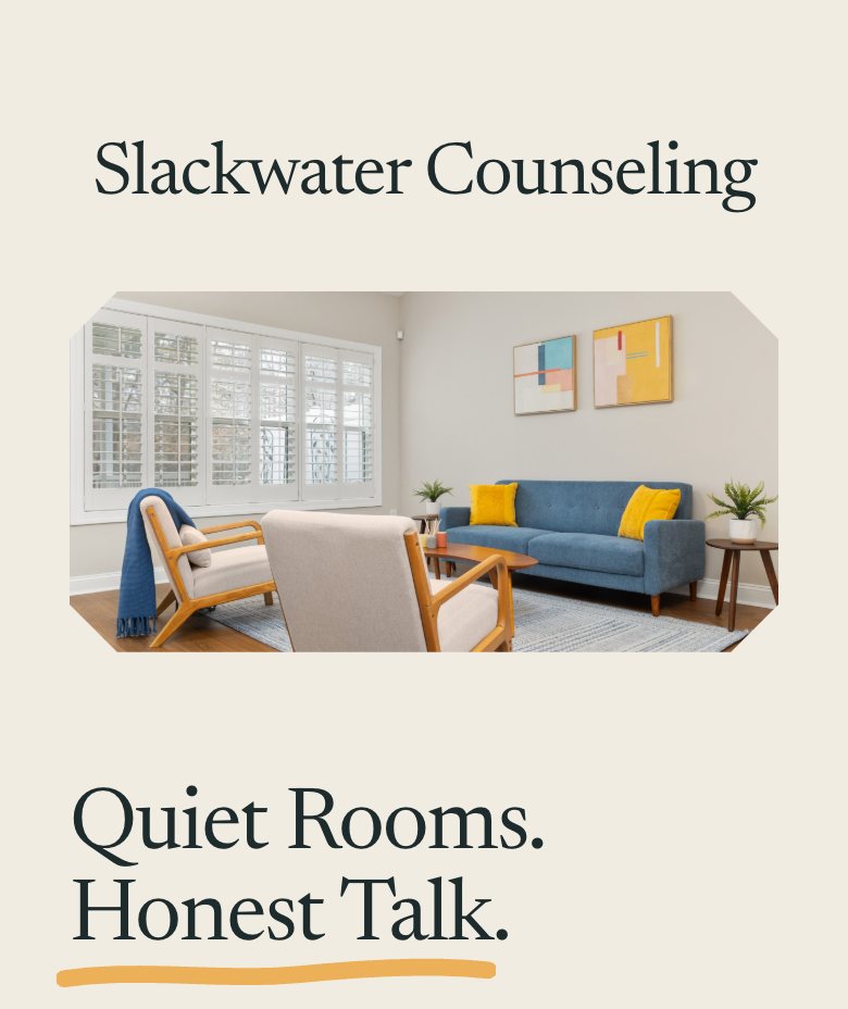 Slackwater Counseling concept, phone