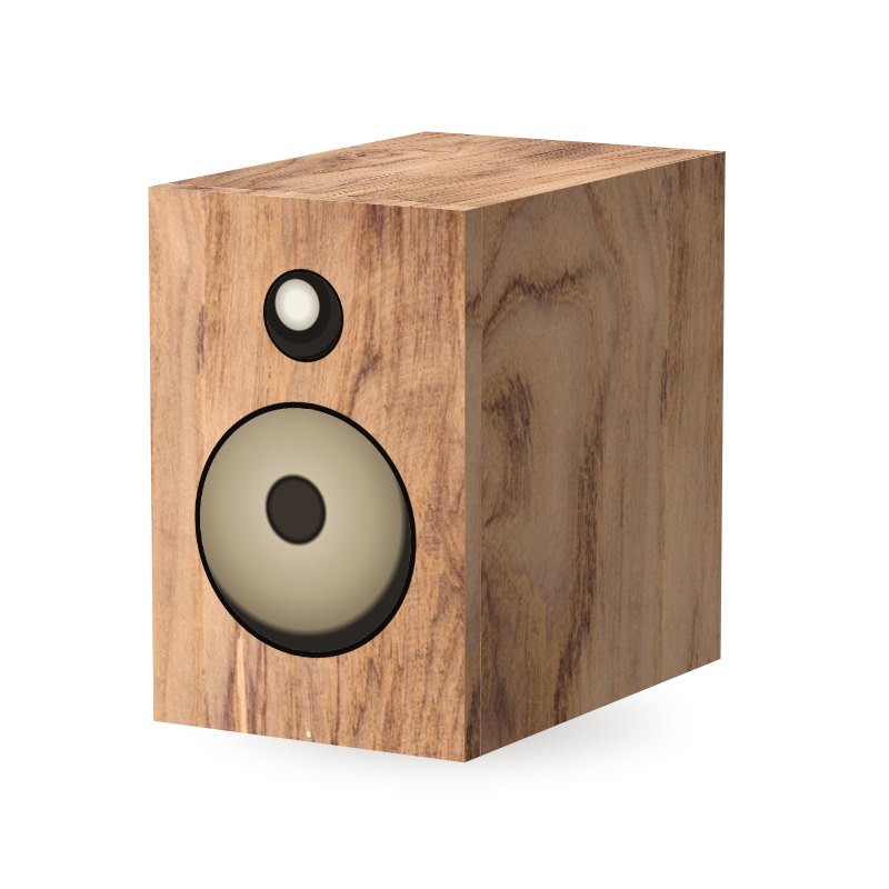 Bramble One bookshelf speaker in walnut
