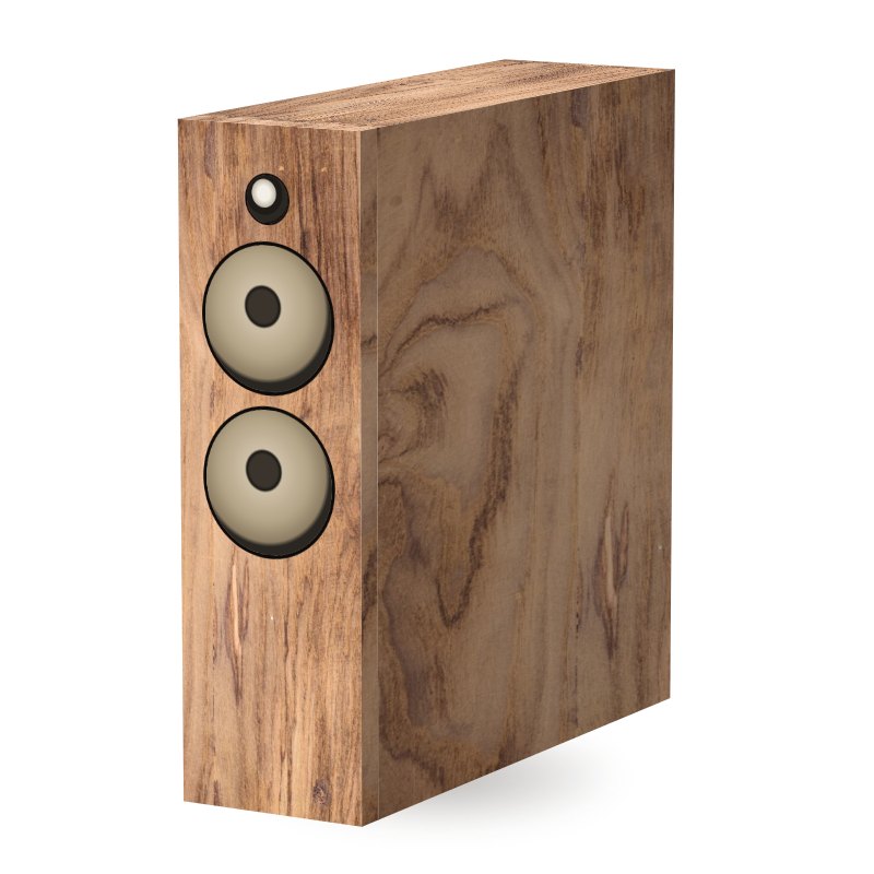 Bramble Tall floorstanding speaker in walnut
