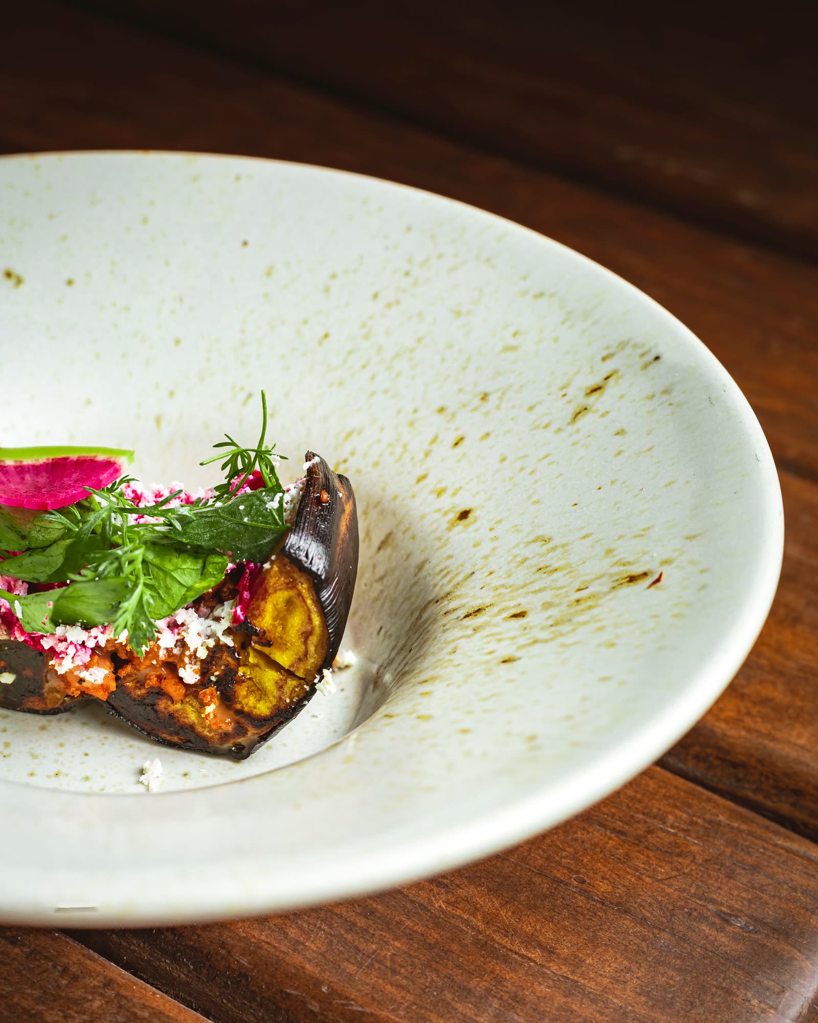 A farm to table seasonal dish at HOLLOW FIG