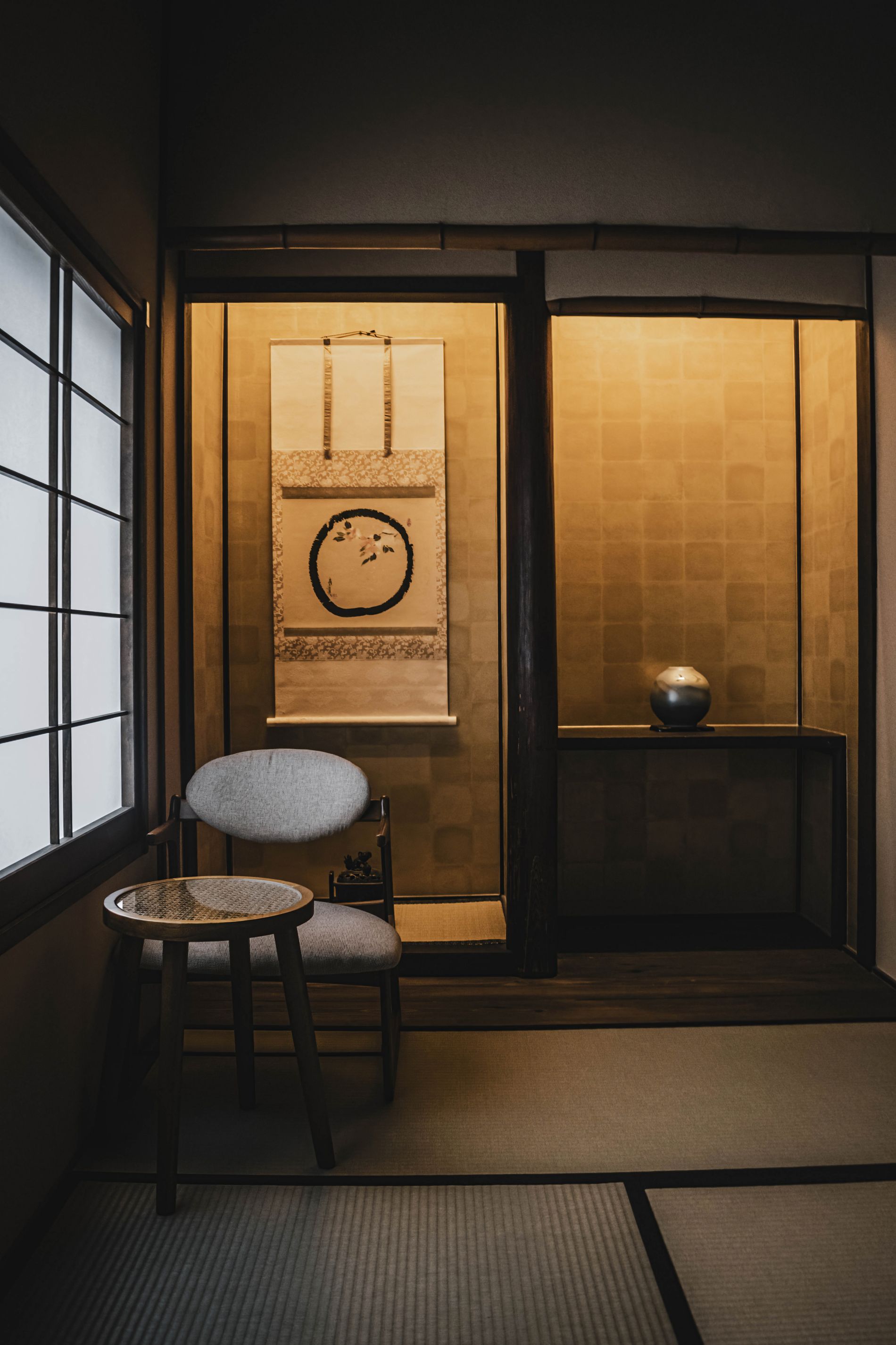 畳の部屋と障子